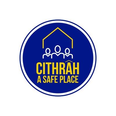 Cithrah Logo- a house and people