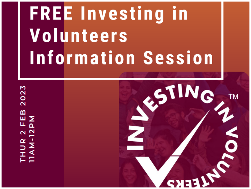 Investing in Volunteers Information Session