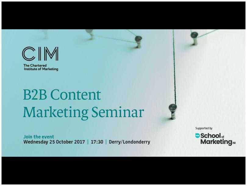 B2B Content Marketing Seminar