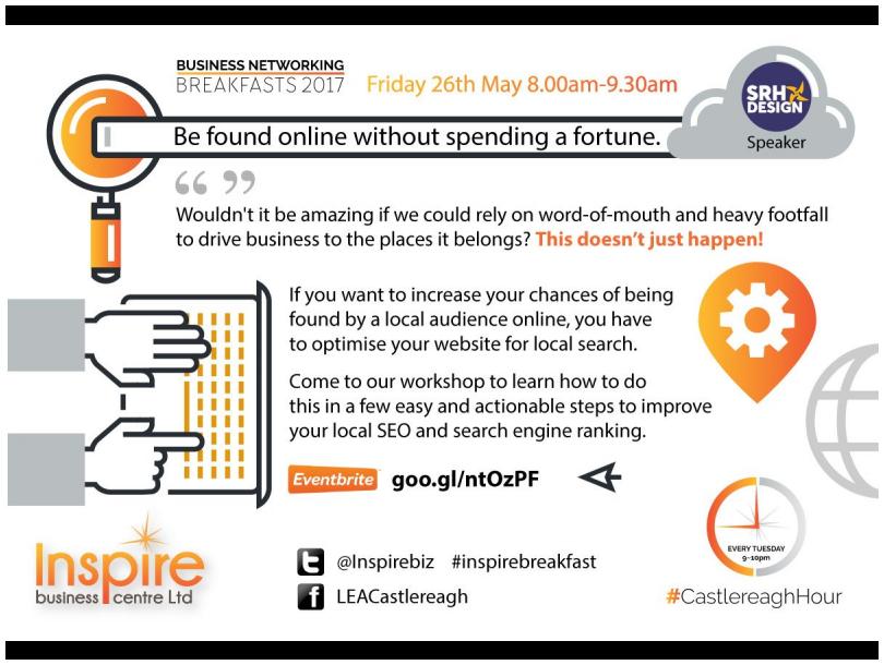 Inspire Networking Breakfast "Be found online without spending a fortune!"