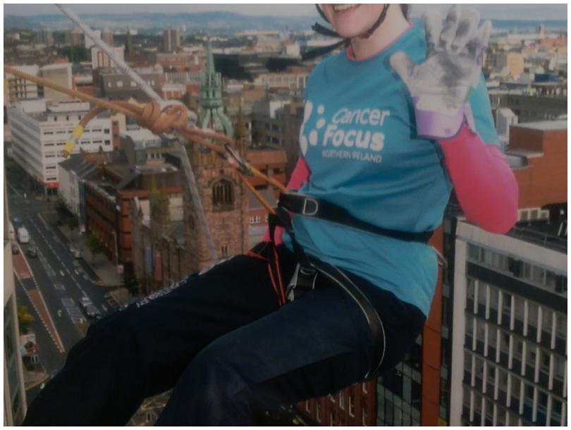 Abseil the Europa for Cancer Focus NI!