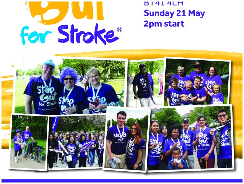 Step Out for Stroke - Sponsored Walk Antrim Castle Gardens