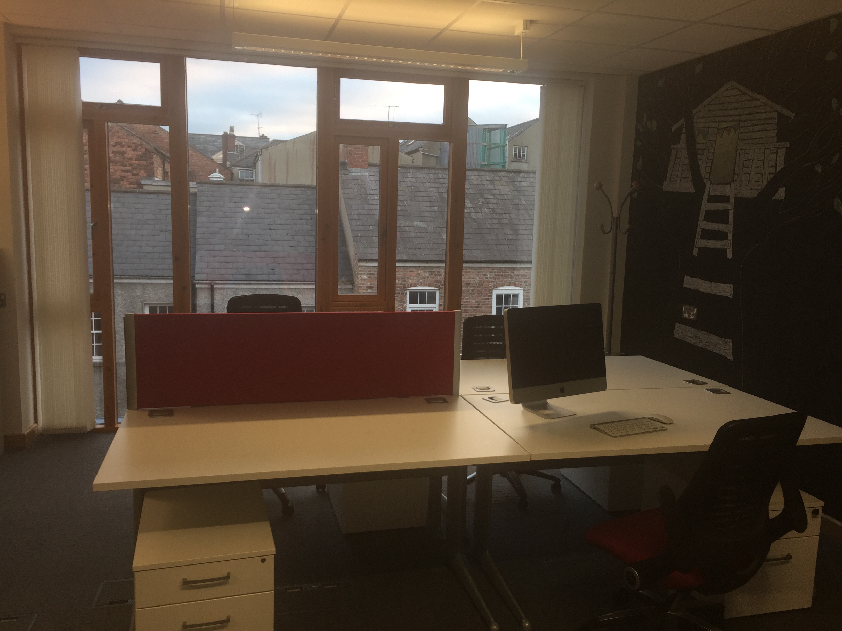 Desks for rent in Holywell DiverseCity Community Partnership