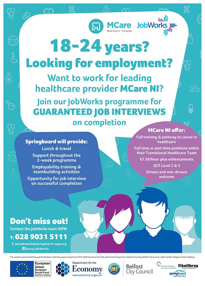 Free employability programme for 18-24 year olds