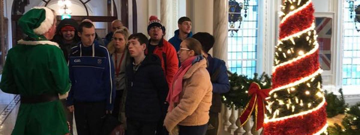 Young People during their recent tour of Belfast City Hall