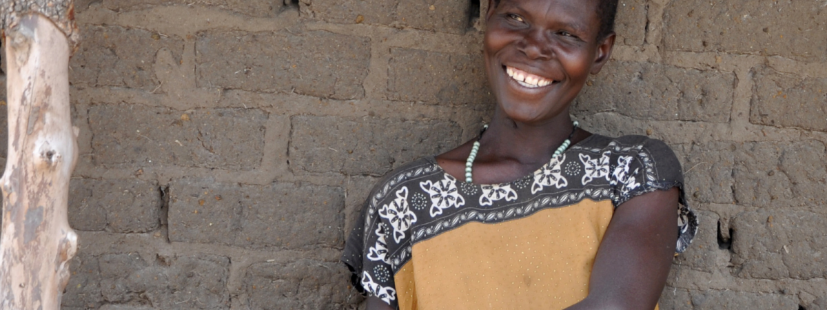 Mary Apio, member of Ebumakinos PWDS group, Acumen village, Kapelebyong, Teso, Uganda. 