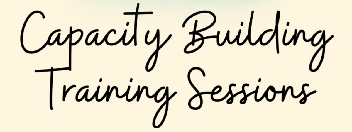 FREE Capacity Building Training Sessions