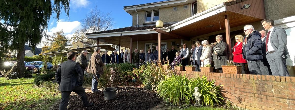 Family, friends and former colleagues gathered at Kirk House to remember Bertie Sharpe MBE