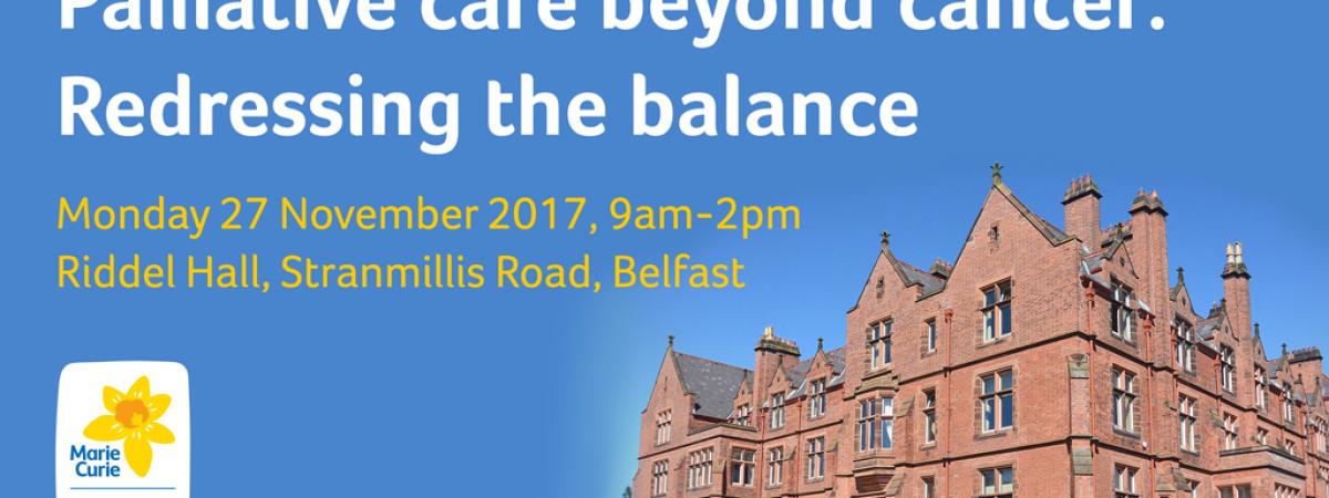 Marie Curie to host major conference on end of life care for non-cancer conditions