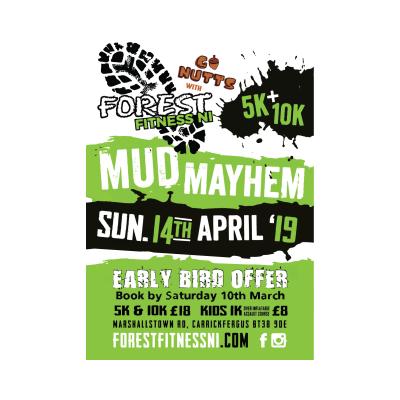 Go nuts @Forest Fitness NI Mudmayhem Event