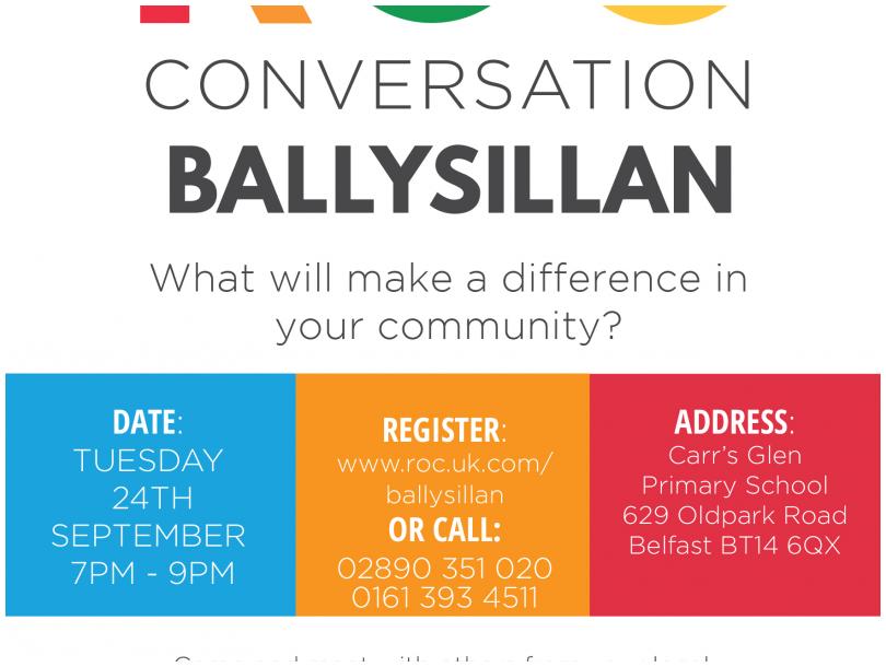 RSVP your FREE place at www.roc.uk.com/ballysillan