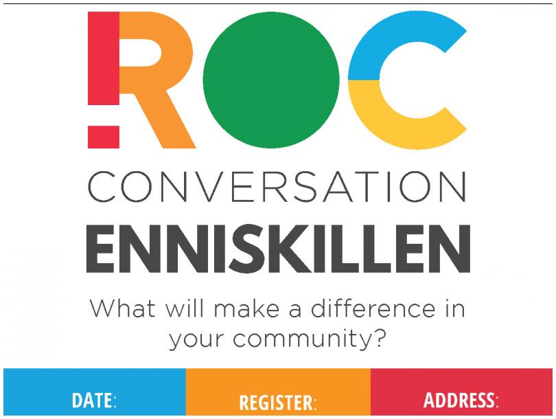 Join us online for the Enniskillen ROC Conversation on Thursday 19th November! Booking essential.