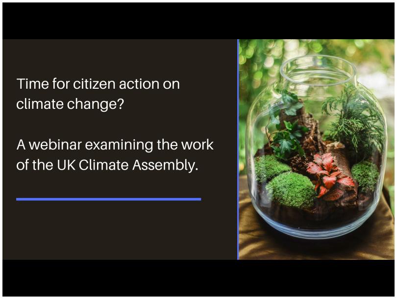 Climate Change webinar