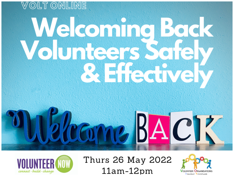 VOLT Session: Welcoming Back Volunteers Safely & Effectively