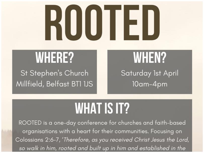 ROOTED Conference - 1st April