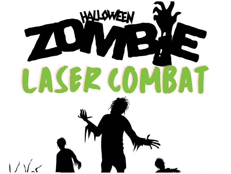 Halloween Zombie laser combat and Mini tank experience   