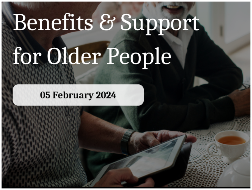 Benefits & Support for Older People