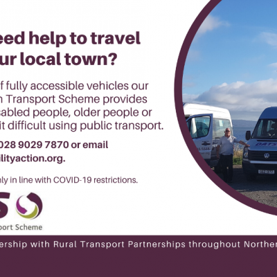 Graphic with buses and DATS logo. Do you need help to travel within your local town?