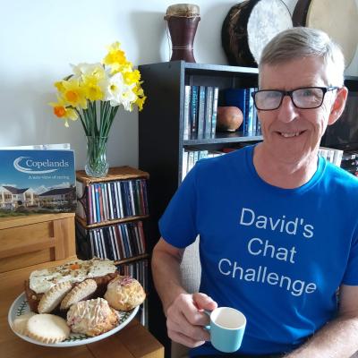 David will chat on Zoom for 36 hours to raise money for Copelands
