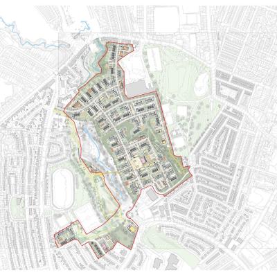 Mackies Belfast masterplan by Matthew LLoyd Architects