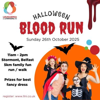 Halloween blood run in aid of LLNI